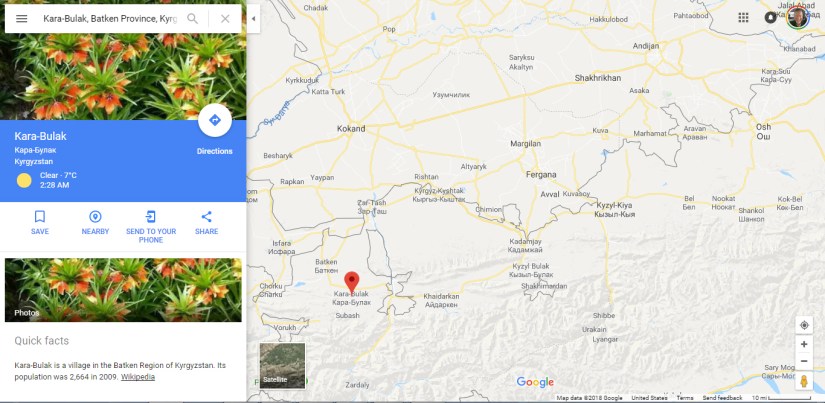 Kara-Bulak, Batken Province, Kyrgyzstan