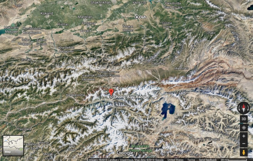 Trans-Alay Range Google Earth