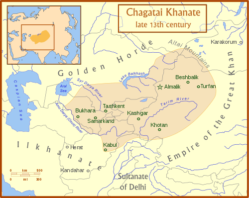 Chagatai Khanate late 13th Century