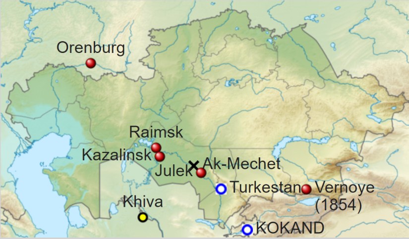 Syr-Darya Line and Battles of Ak Meche